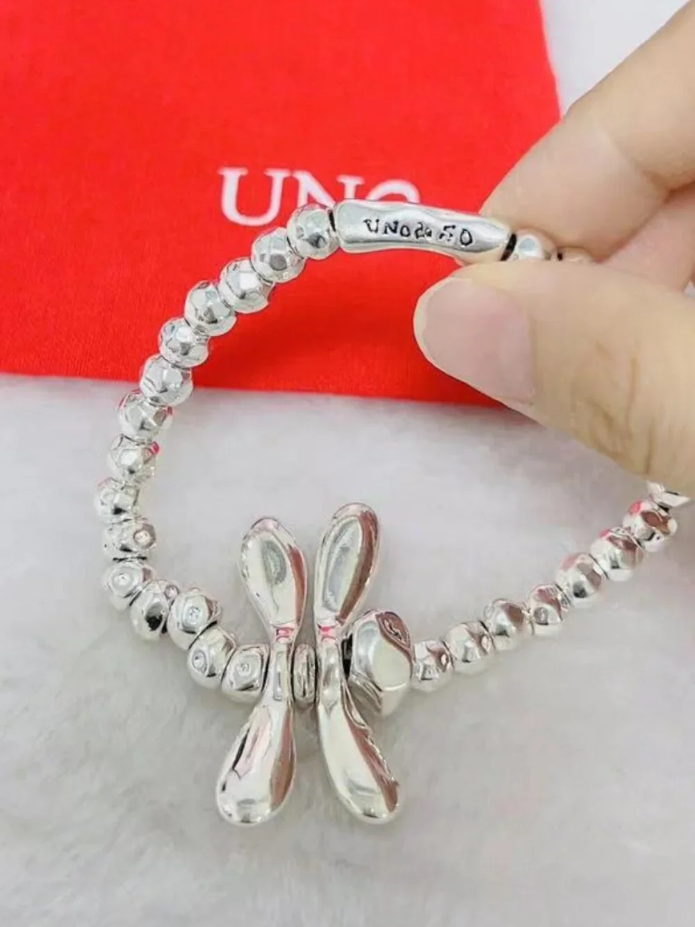 Uno De 50 Little Dragon-fly Bracelet Uno de 50 style , Leather bracelet